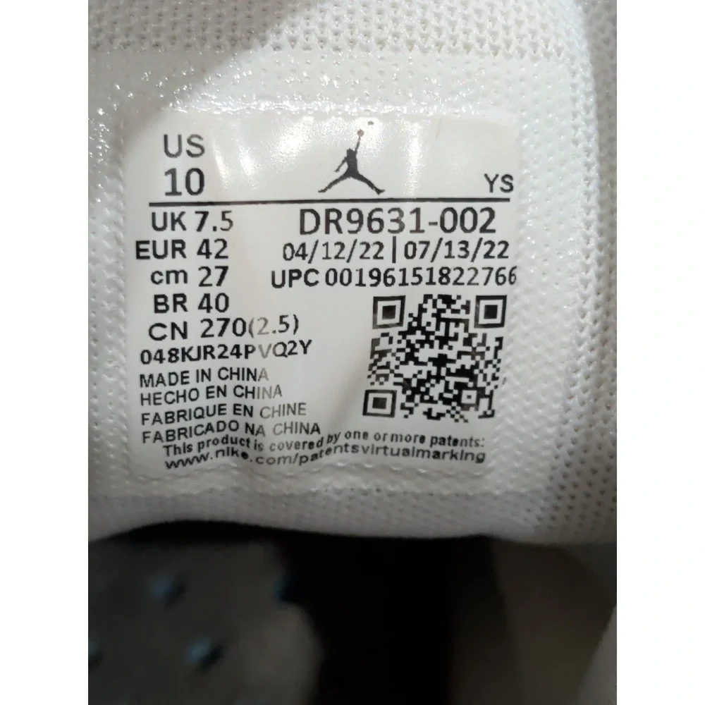 Nike Jordan Jumpman Two Trey Medium Grey/White DR9631-002 Women Shoes Sz 10